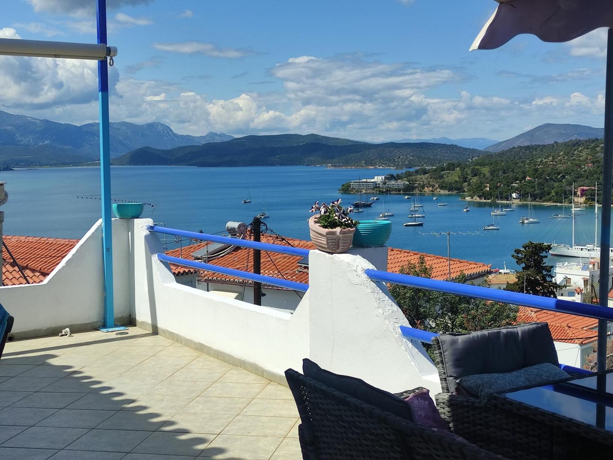 Sunrise View House Villa Poros Town Bagian luar foto